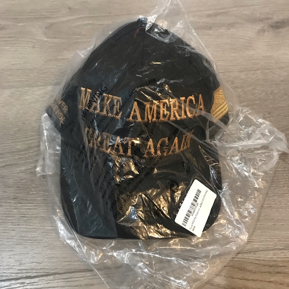 Trump Black Cap Gold Embroidery Golden Era MAGA Hat Make America Great Again - Picture 16 of 16